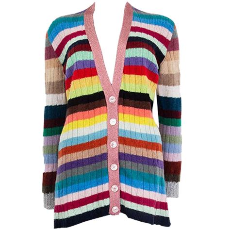 gucci mohair cardigan|Gucci striped cardigan.